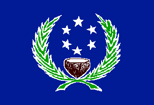 [Ponape (Pohnpei) state
                      former flag 1977 - 1992 (Micronesia)]