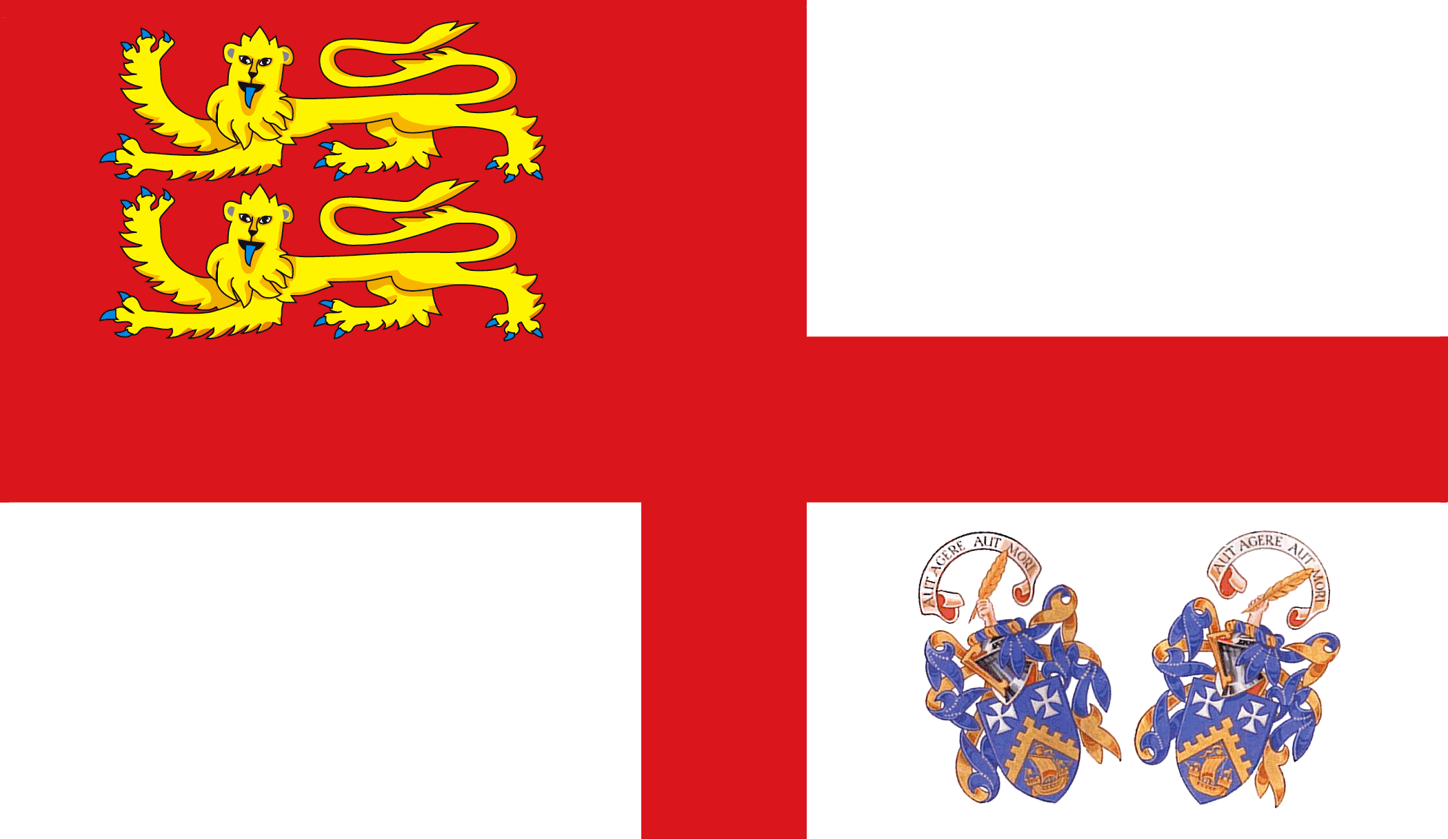 [Flag of Tenant of Brechou, from 2009]