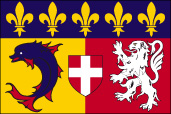 [Rhone Alpes region flag]