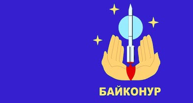 [Baikonur city flag (Kazakhstan)]