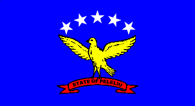 [Peleliu State flag, Palau]