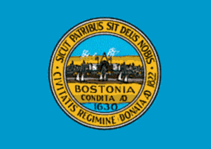 [Flag of Boston,
                Massachusetts]