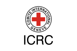 [International
                        Committee of the Red Cross (ICRC) flag]