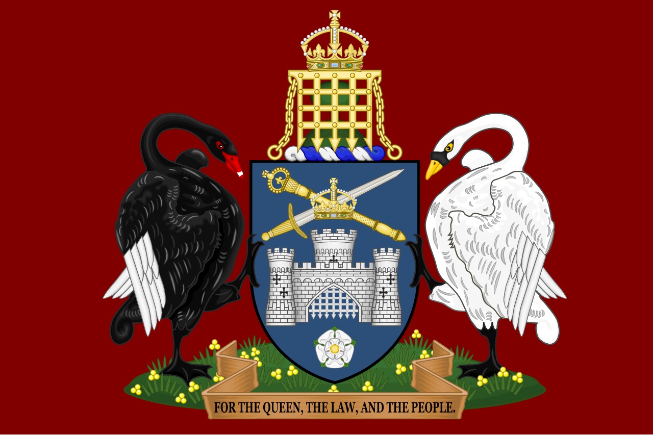 [former Canberra city flag; unofficial
                        Capital Territory flag 1929-1993 (Australia)]