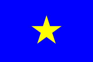 [Flag of Congo
                            Free State, Belgian Congo, 1877-1960]