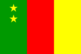 [Cameroon flag
                            1961-1975]