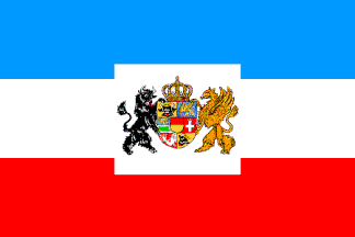 [Mecklenburg-Strelitz Grand Duke flag
                          c.1897-1918 (Germany)]