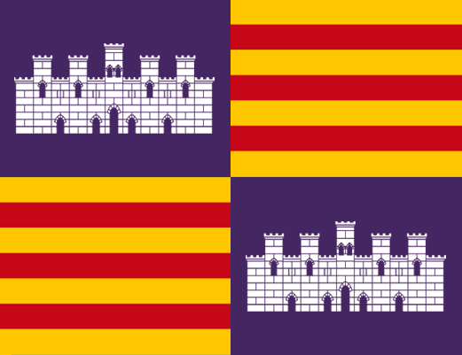 [Balearic
                          Islands, King Sancho's banner reconstruction
                          1312-1344 (Spain)]
