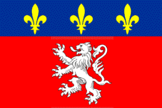 [Lyon municipal banner of
                  arms (France)]