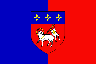 [flag of Rouen
                      (France)]