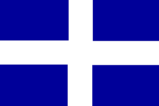 [Co-National Flag of
                  Greece, 1832-1924, 1935-41, 1944-1970, 1975-78]