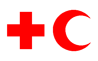 [Flag of International Red Cross and
                            Red Crescent Movement (ICRM)]
