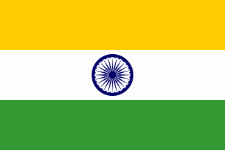 [Flag of India
                          (adopted by Free Dadra and Nagar Haveli
                          1954-1961)]