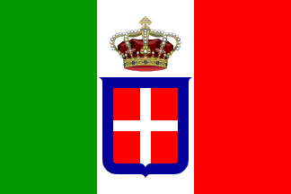 [Kingdom of
                                  Italy Naval Ensign 1861-1946]