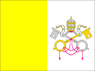 [Papal
                              Flag since 1825]