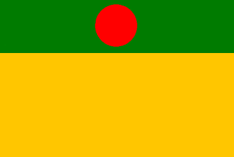 [Burma
                                    Provisional Flag 1942 - 1943 (We
                                    Burma - Poor Mans Party
                                    flag)(Myanmar)]