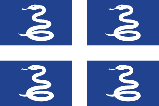 [Martinique
                                    unofficial local flag, 1766-c.1790,
                                    1946- (France)]