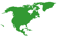 North America continent image