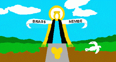 [Nembe (Brass) kingdom
                flag (Nigeria)]