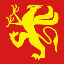 [Flag of Troms County
                        1960-2019, from 2024 (Norway)]