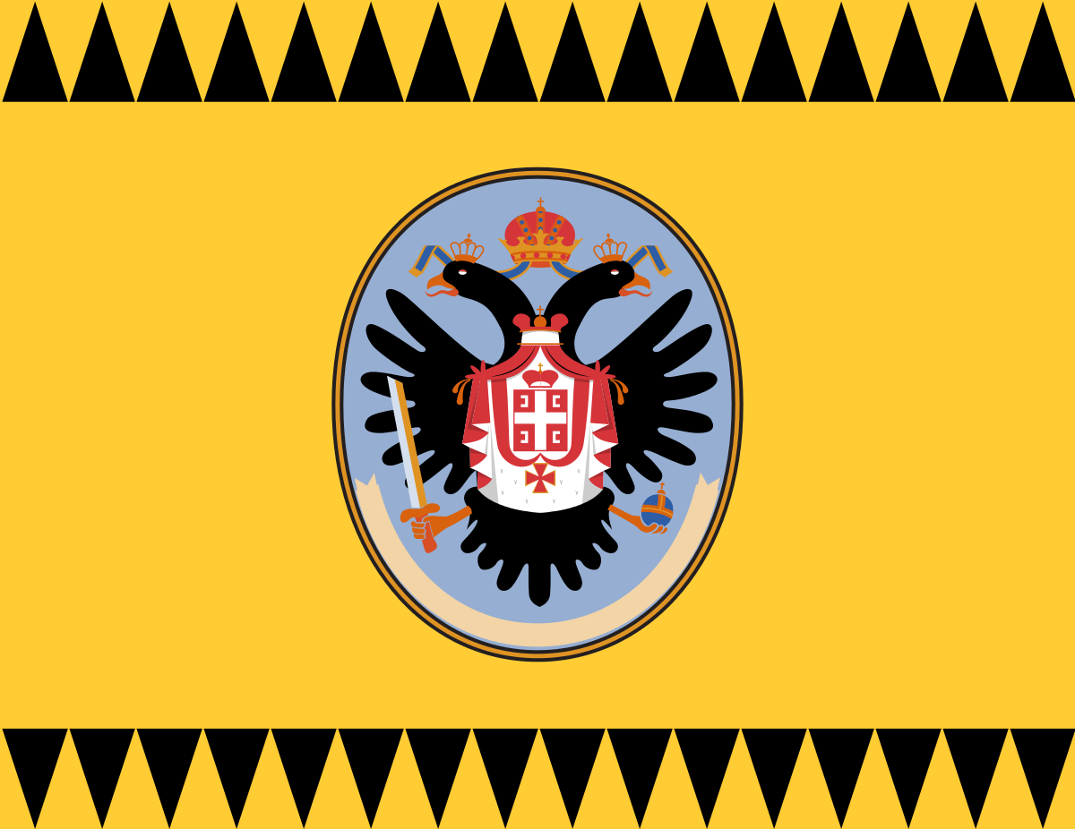 [Flag of
                            Serbian Vojvodina (obverse) 1848-1849/60
                            (Austria)]