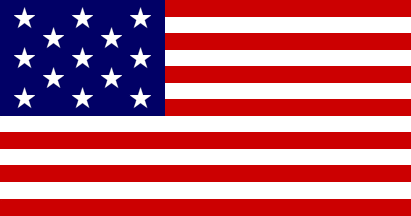 [United States
                            13 star flag 1777-1795]