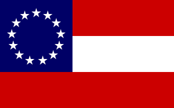 [First National Flag of the
                                    Confederate States - 13 Star Version
                                    1861-1863 (C.S.A.)]