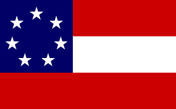 [First
                                    National Flag of the Confederate
                                    States 'Stars and bars' - 7 stars
                                    1861 (C.S.A.)]