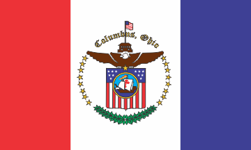 [flag of Columbus,
                      Ohio as used c.1965-1976]