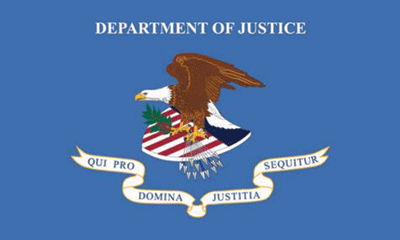 [Flag of U.S.
                        Department of Justice]