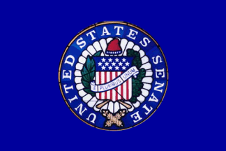 [Official Flag of U.S. Senate]