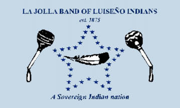 [La Jolla Band
                          of Luiseno Indians old flag (California,
                          U.S.)]