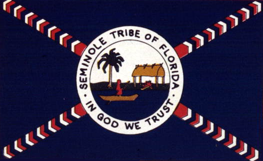 [Seminole Tribe
                          of Florida flag 1966-bf.1993 (Florida, U.S.)]