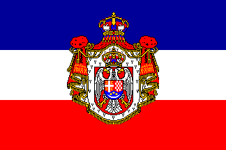 [Kingdom of Yugoslavia state
                                    flag 1920-1941, 1943-1945]